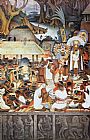 Diego Rivera The Zapotec Civilization painting